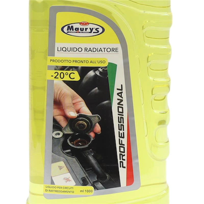 LIQUIDO PROFESSIONALE PER RADIATORE GIALLO PER CIRCUITI DI RAFFREDDAMENTO 1 LT