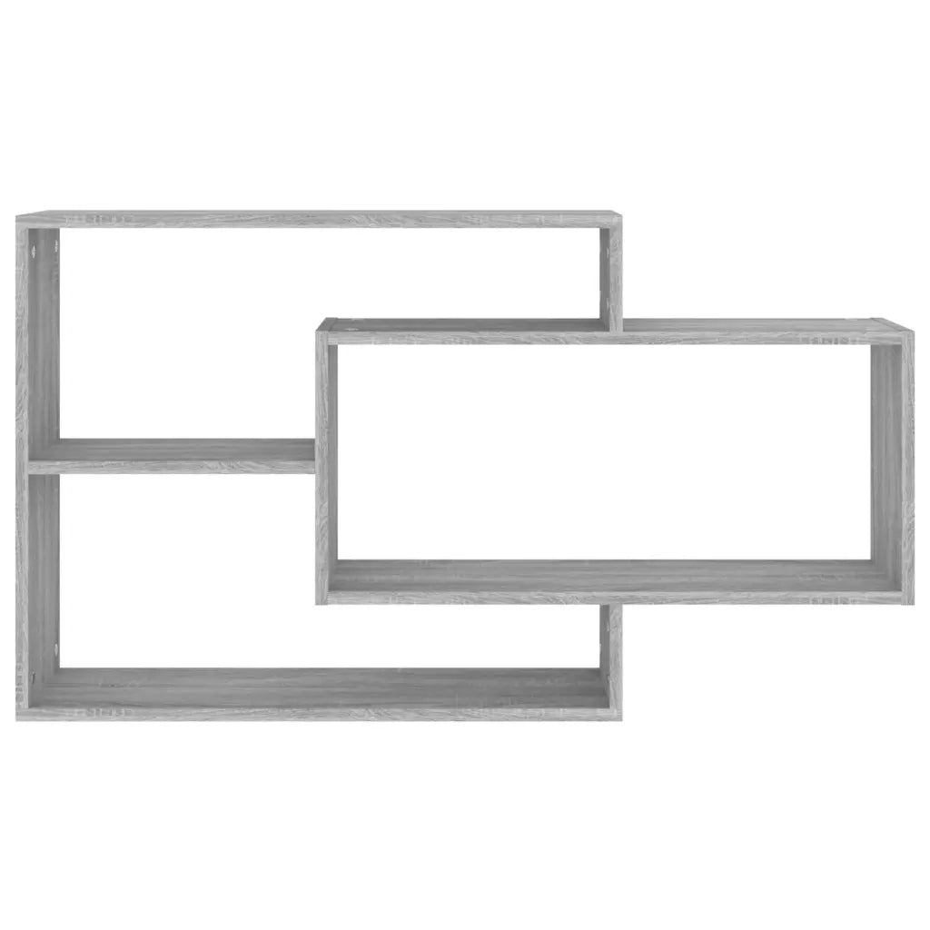 Mensola a Muro Grigio Sonoma 104x20x58,5 cm Legno Multistrato 815289