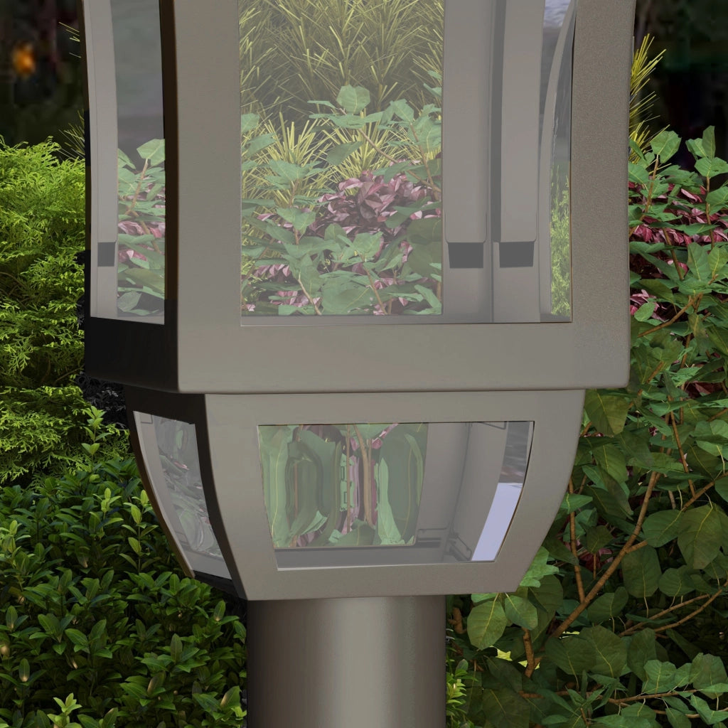 Farol Solare da Giardino ¨C zephmum ¨C Nero ABS Policarbonato ?15x127 cm