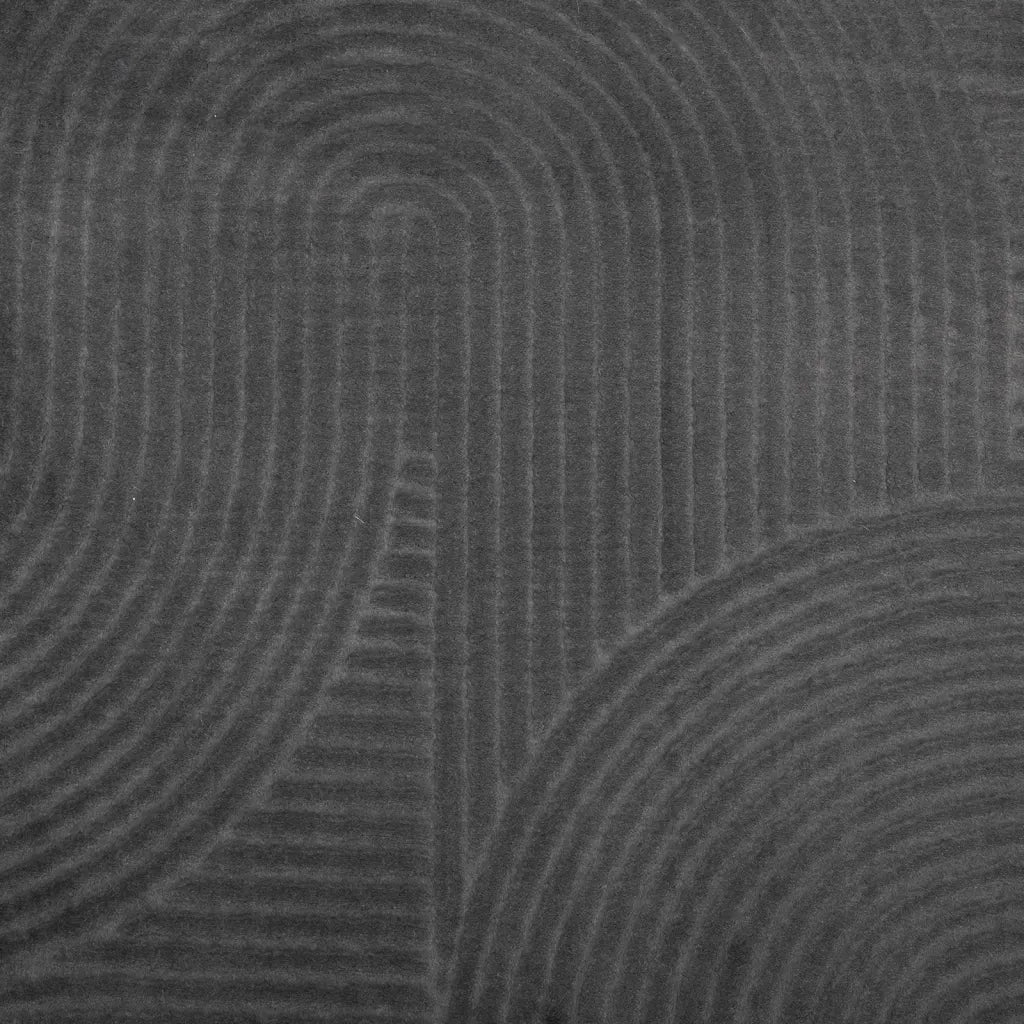 Tappeto IZA a Pelo Corto Aspetto Scandinavo antracite 140x200cm 375429