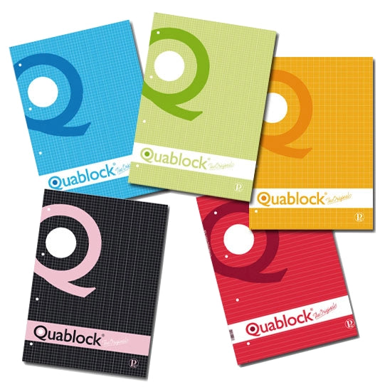 QUABLOCK RICARICA A4 5 MM 80 GR COLORI ASSORTITI