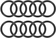 O-ring in gomma - Nitril - Circolare - Anello di sigillatura - Lavatrice in gomma - Sigillo - Grommets - Pacchetti - Nero - Adatto a diverse applicazioni - 55mm OD 50mm ID 2.5mm Spessore - 50 pezzi