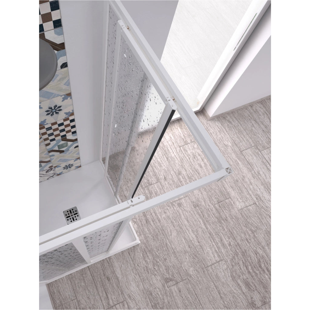 BOX DOCCIA ANGOLARE ACRIL 70/75X70/75XH190CM PVC