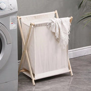 Asciugamaniopvolo con Struttura in Legno e Tasca in Tessuto – Cassetta di Asciugatura Ripiegabile 57×42×30 cm – Asciugamaniopvolo per Bagno, Camera e Risciacquatura – Leggero, Solido e Spazievenditore