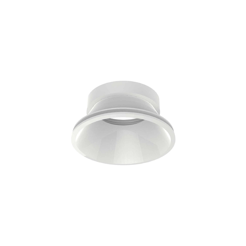Riflettore Tondo Fisso Dynamic Alluminio Bianco