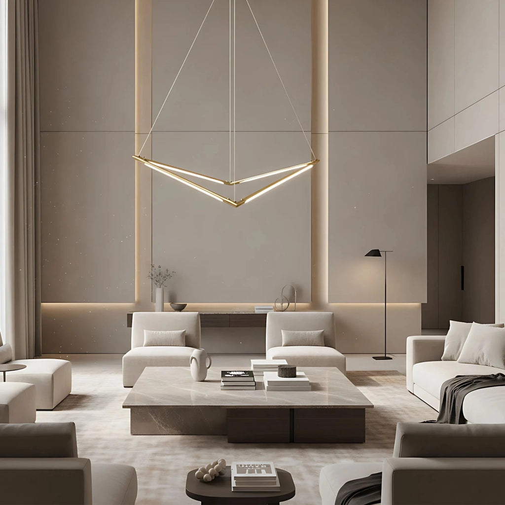 Lampada Da Soffitto Led App1776-cp Brush Gold