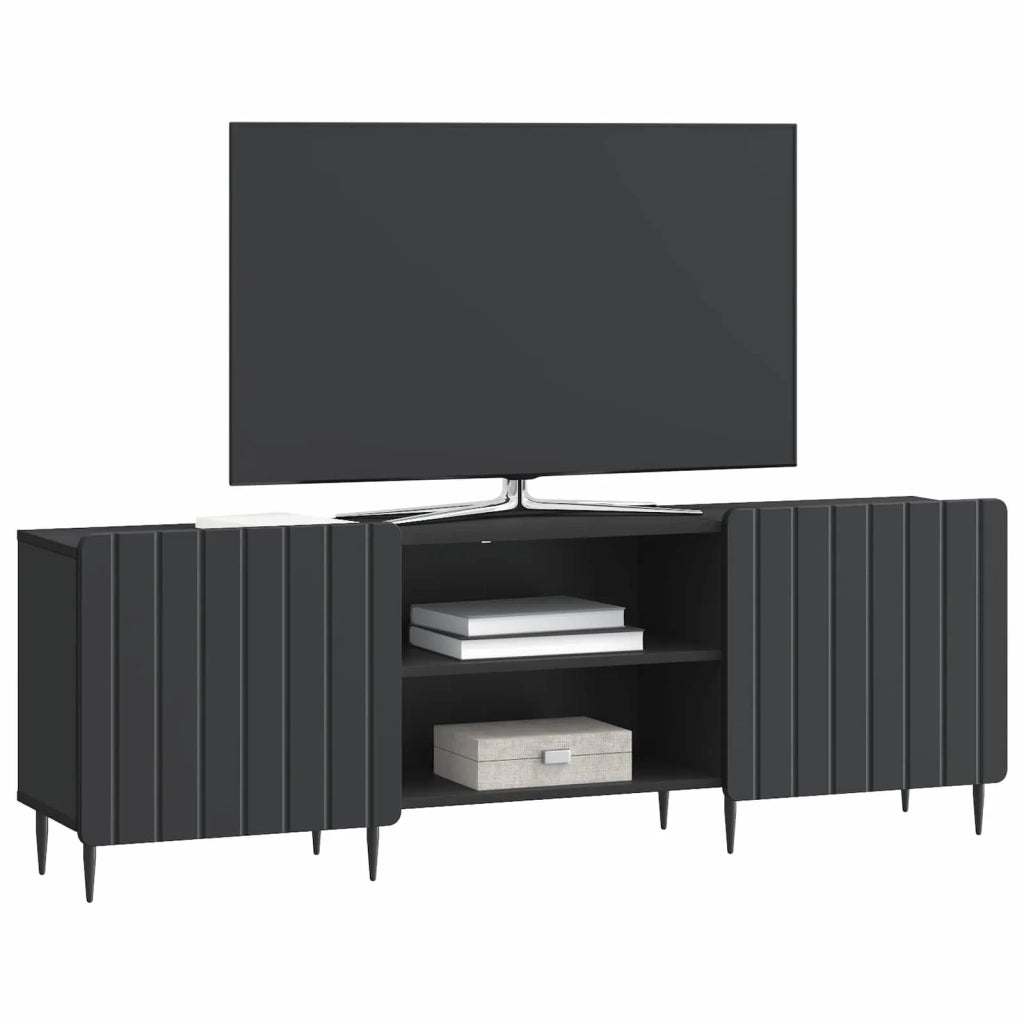 Mobile TV | Armadietto TV | Mobile Porta TV Nero 150 x 31 x 52 cm Legno ingegnerizzato