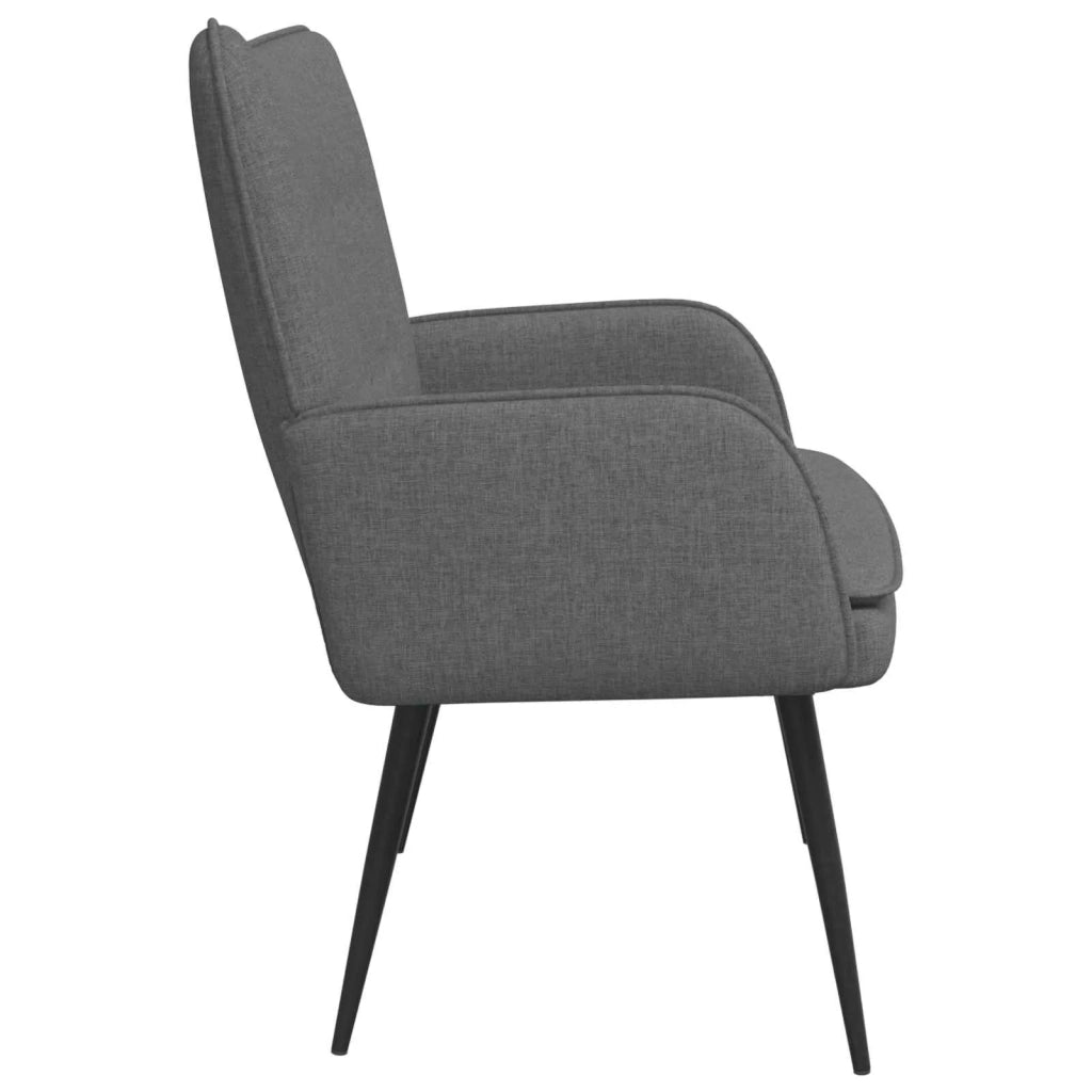 Divano | Divano da soggiorno | Sofa a 2 Posti Grigio Scuro 115 x 61 x 87 cm Tessuto