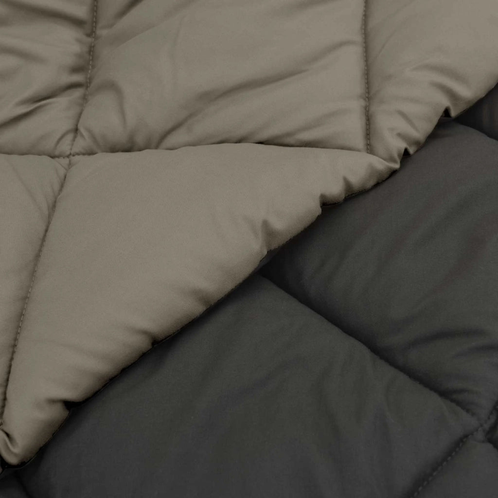 Duvet Invernale Grigio chiaro e Antracite 240 x 260 cm 42025763