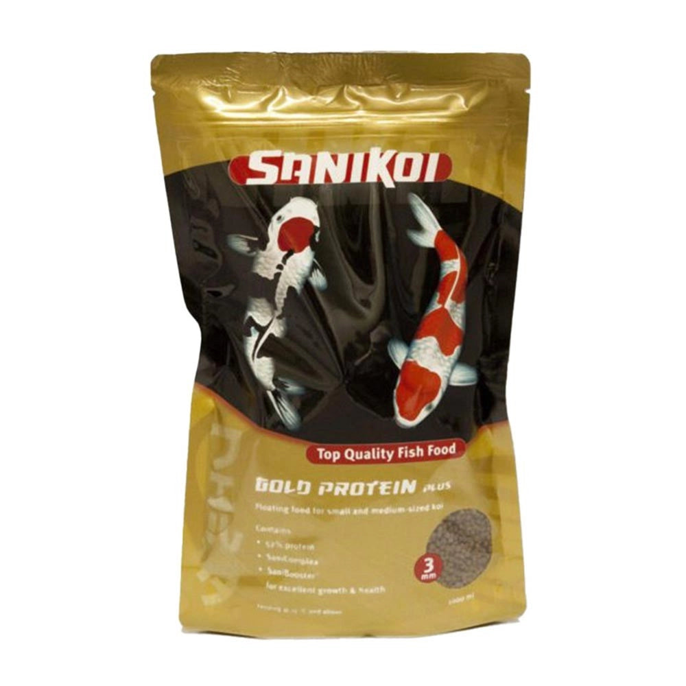 Velda Sanikoi Gold 3mm - mangime in pellet altamente proteico per pesci da laghetto Formato: 1000 ml