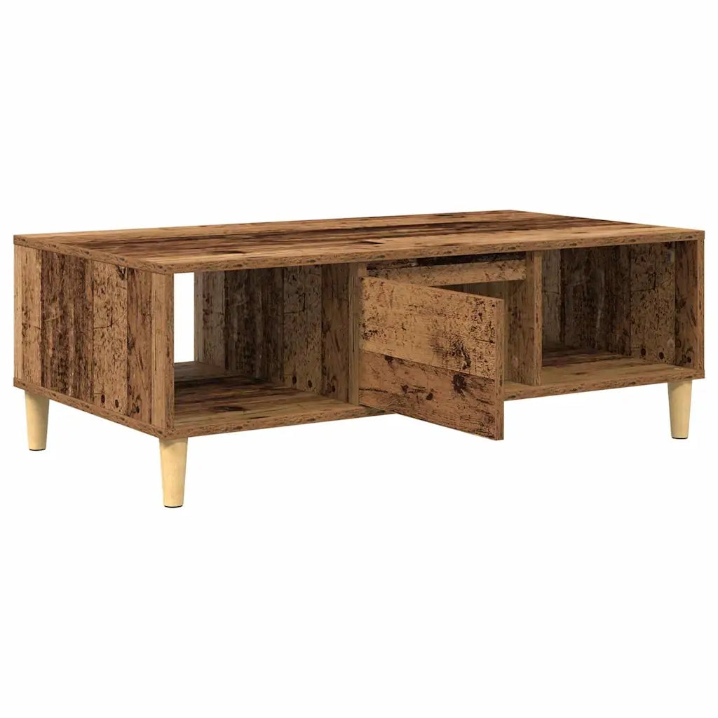 Tavolino da Salotto-Tavolino da soggiorno-Tavolo Legno vecchio 103,5 x 60 x 35 cm