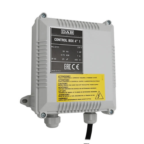 QUADRO ELETTRICO PER SOMMERSA- 2 Hp  40 uF- DAB- pezzi 1