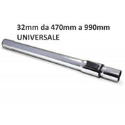 Tubo PROLUNGA telescopico aspirapolvere acciaio Diam 32mm  UNIVERSALE UNIVERSALE - UNIVERSALE