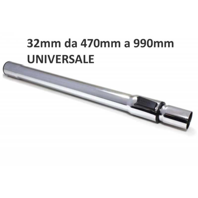 Tubo PROLUNGA telescopico aspirapolvere acciaio Diam 32mm  UNIVERSALE UNIVERSALE - UNIVERSALE