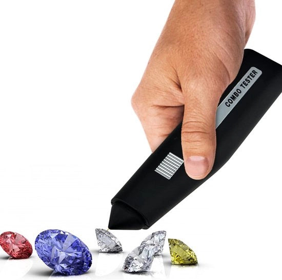 Testatore di Diamanti - Tester di Diamanti - Gioielli - Alta Precisione - Tester Professionale di Diamanti e Moissanite - Pietre Preziose - 2pt Gioiello Pietra Combo - Test di Gioielli - Strumento di Selezione - Metro - Apparecchiatura