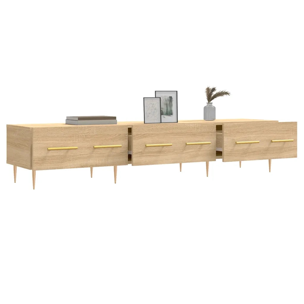 Mobile Porta TV Rovere Sonoma 150x36x30 cm in Legno Multistrato 829143