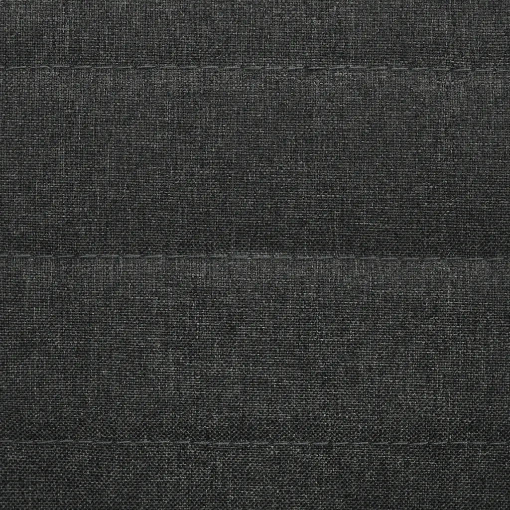 Sedie da Pranzo 2 pz Grigio Scuro in Tessuto 246179