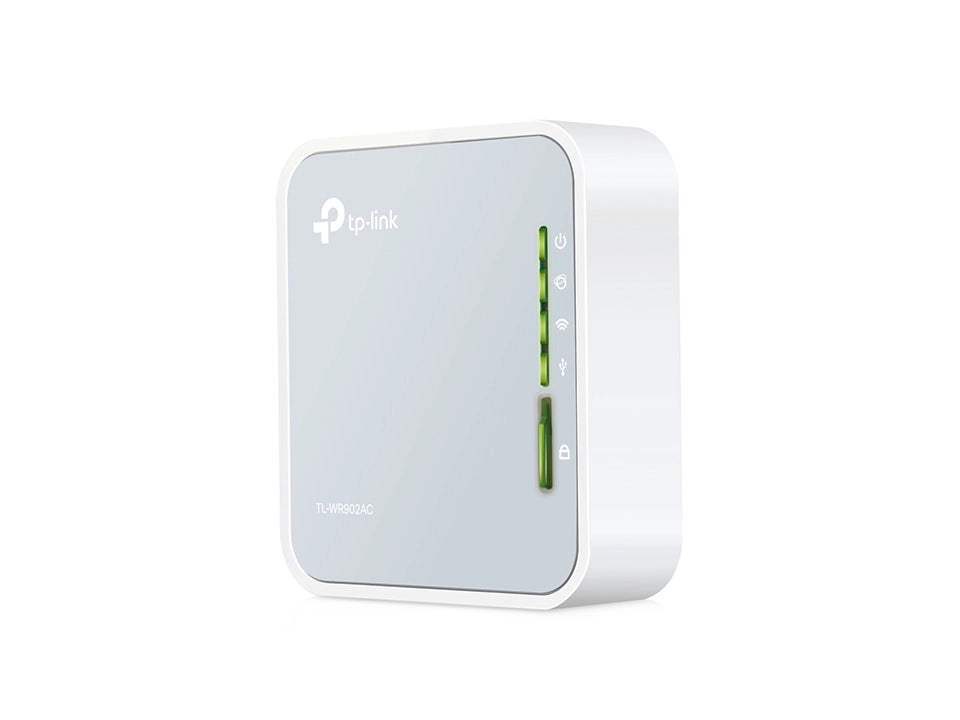 Tp-link tl-wr902ac router wireless fast ethernet dual-band (2.4 ghz/5 ghz) 4g bianco