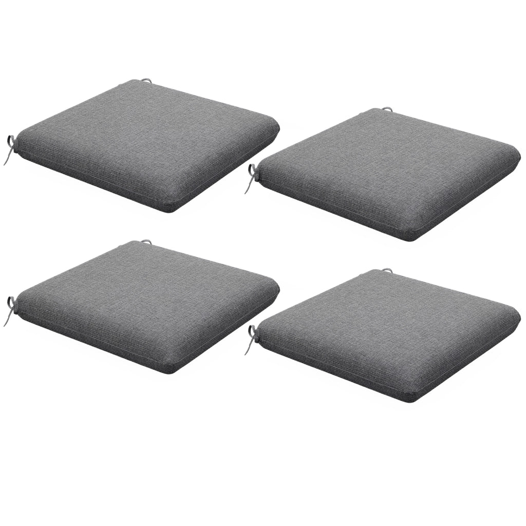 Set di 4 Cuscini per Sedie da Pranzo ¨C zephmum ¨C Grigio 47x47x7cm