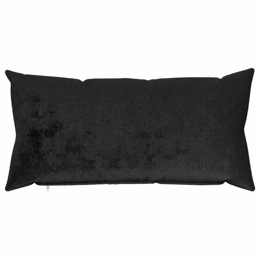 Federa 12 pcs HEERLEN Nero 40 x 80 cm Flanella 910182