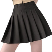 Mini Rok Casual con Cerniera - Rok con Cerniera - Rok con Tessuto Stretto - Rok con Tessuto Fluido - Tessuto Leggero - Ideale per la Sera - Rok con Cerniera Skater