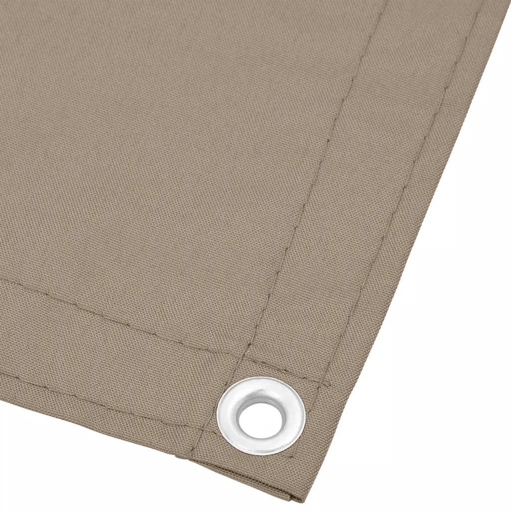 Paravento da Balcone Tortora 120x700 cm 100% Poliestere Oxford 4000249
