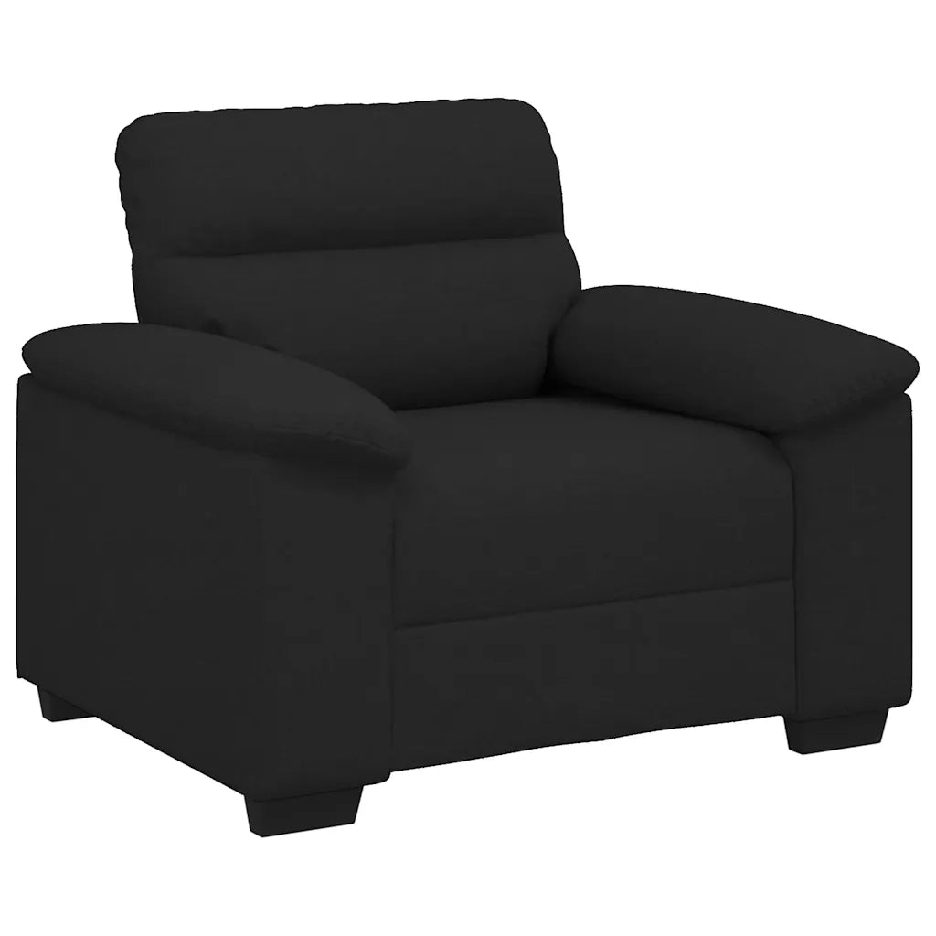 Divano Sedia-Poltrona Nera 100x81x84 cm in Tessuto