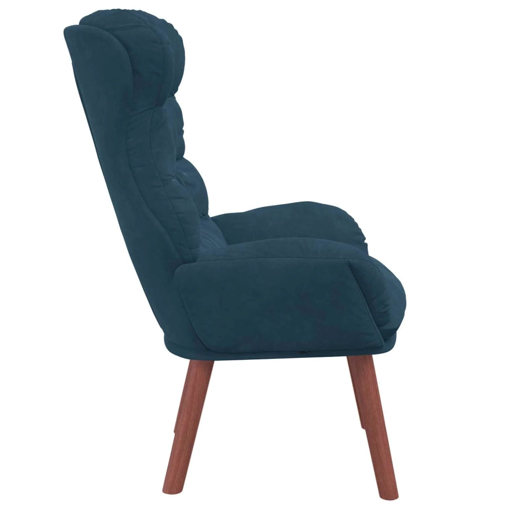 poltrona Blu 69 x 74 x 93 cm Velluto 42001886