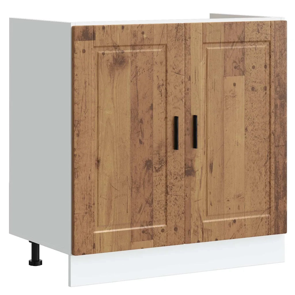 Pensile da cucina | Mobile base lavello Porto Legno Vecchio 80x46x81,5cm Truciolato