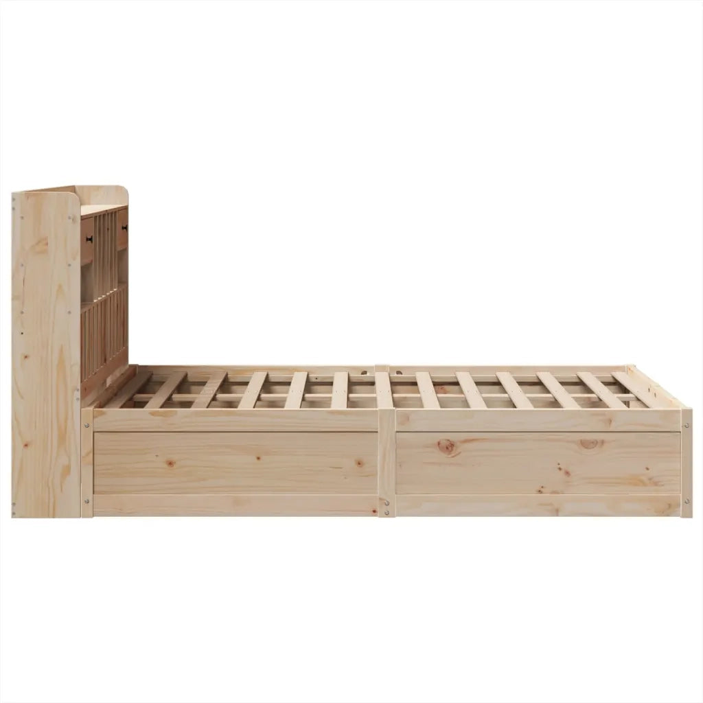 Letto senza Materasso 135x190 cm in Legno Massello di Pino 3323509