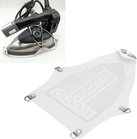 Accessorio per ferro da stiro - Protezione contro macchie - Ideale per abbigliamento - Protezione per ferro da stiro - Non-stick - Hoes in alluminio - Modello: - Codice prodotto: - Dimensioni: - Materiale: alluminio - Colore: -