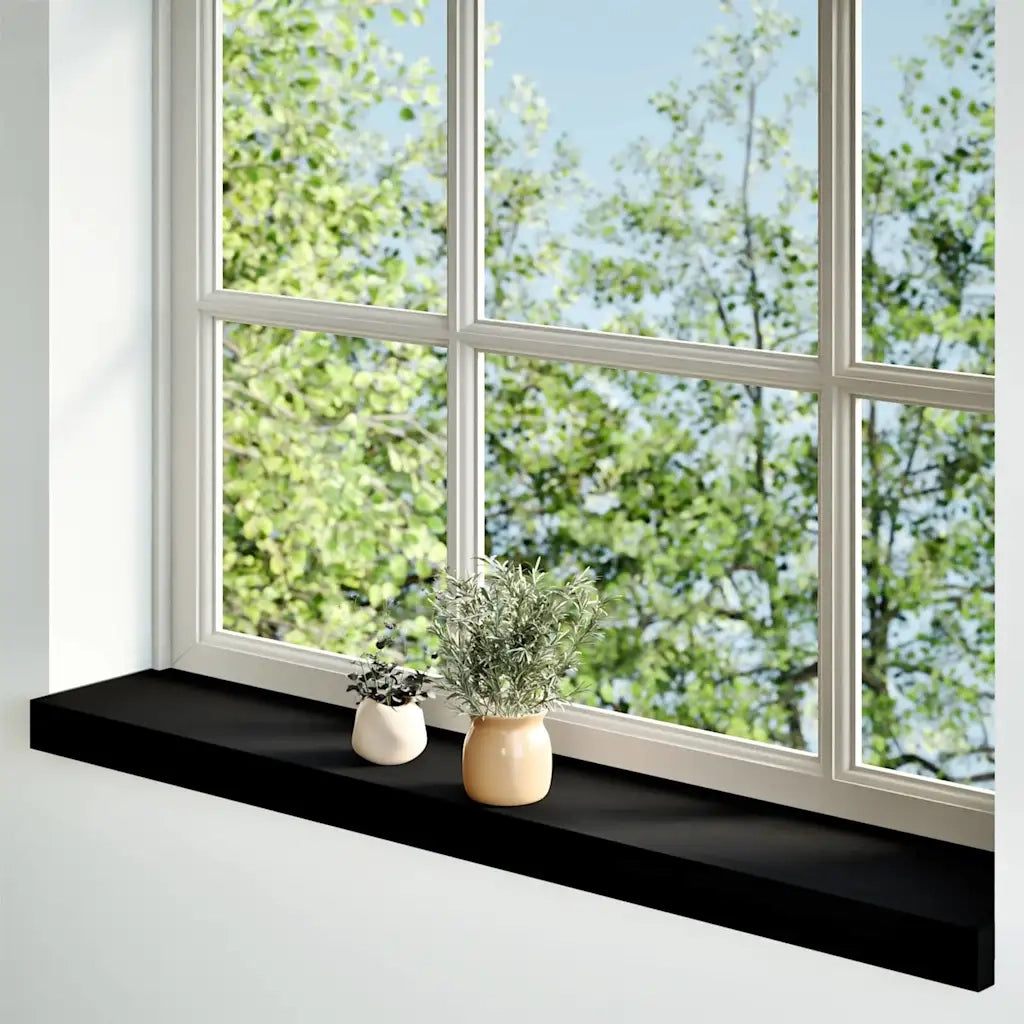 Davanzali 2 pz Marrone Scuro 70x15x2 cm Legno Massello Rovere CFW9690353