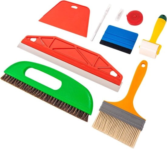 Set di utensili per levigare la carta da parati - set di utensili multifunzionale per levigare - staccare le lastre del backsplash - tegole - regolatore di pressione e volume