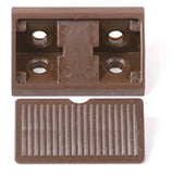 GIUNZIONE ANGOLARE IN PLASTICA MARRONE- 100,0 pz