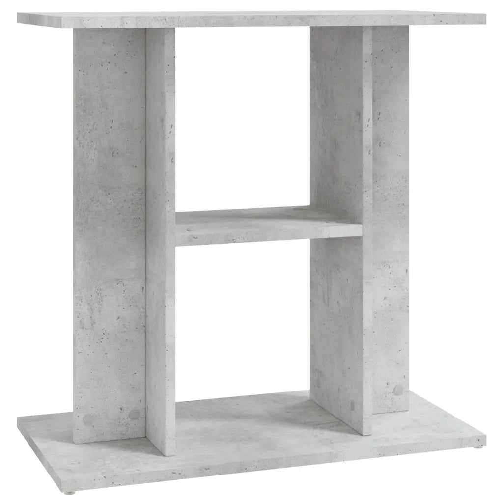 Supporto per acquario in cemento grigio 60x30x60 cm in legno ingegnerizzato 833571