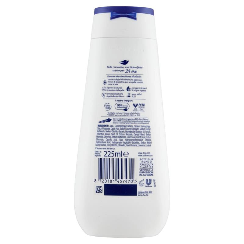 DOVE DOCCIASCHIUMA  NUTRIMENTO INTENSO 225ML