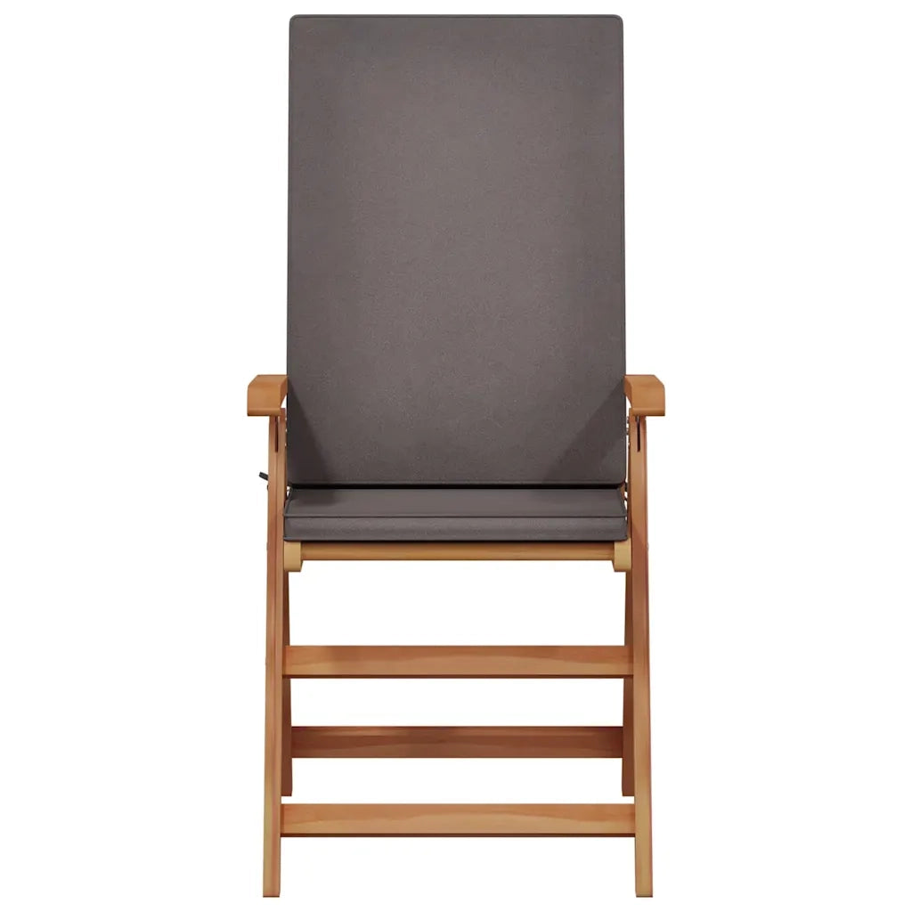 Sedia da Giardino 6 pcs Marrone e Grigio 57 x 71.5 x 104 cm