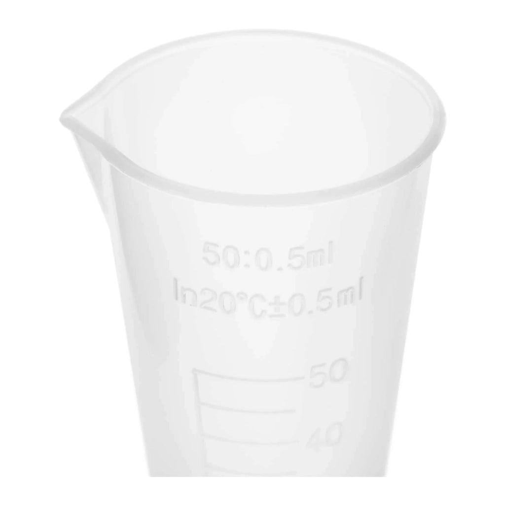 Bicchiere graduato con stelo 10 unità con beccuccio 50 ml 14_0005862