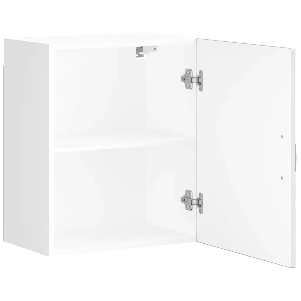 Pensile da Cucina-Mobile Cucina da Parete Lucca Bianco Lucido in Legno Multistrato 866530