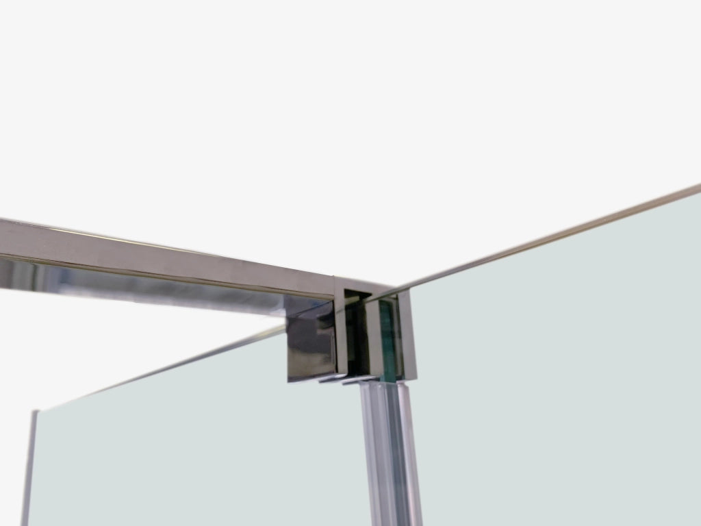 Box doccia angolare KENNA apertura al vertice 120x75 cm (115-120/70-75) cromo lucido vetro trasparente