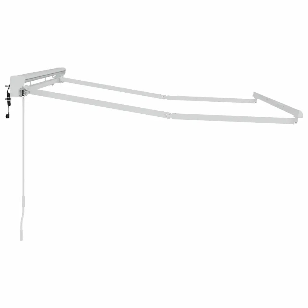 Struttura della tenda Regolabile-Telaio per tenda da sole Bianco 2,5 x 2 m Acciaio 689789