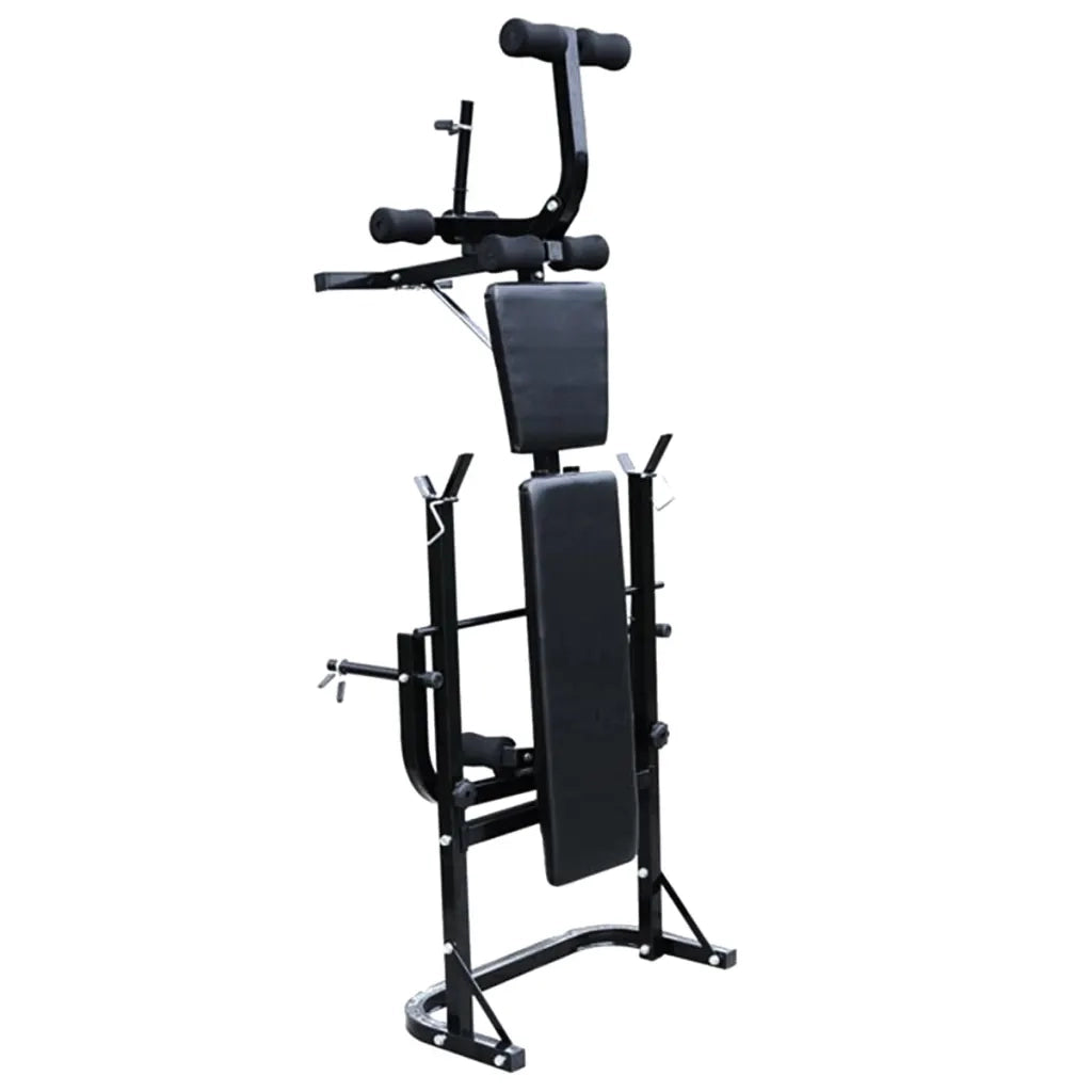 Panca Multifunzione con Bilanciere e Set di Manubri 30,5 kg CFW2236026