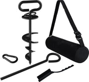 Stake per Cani Trampolino per Esterno - 1 Pacco (Nero)