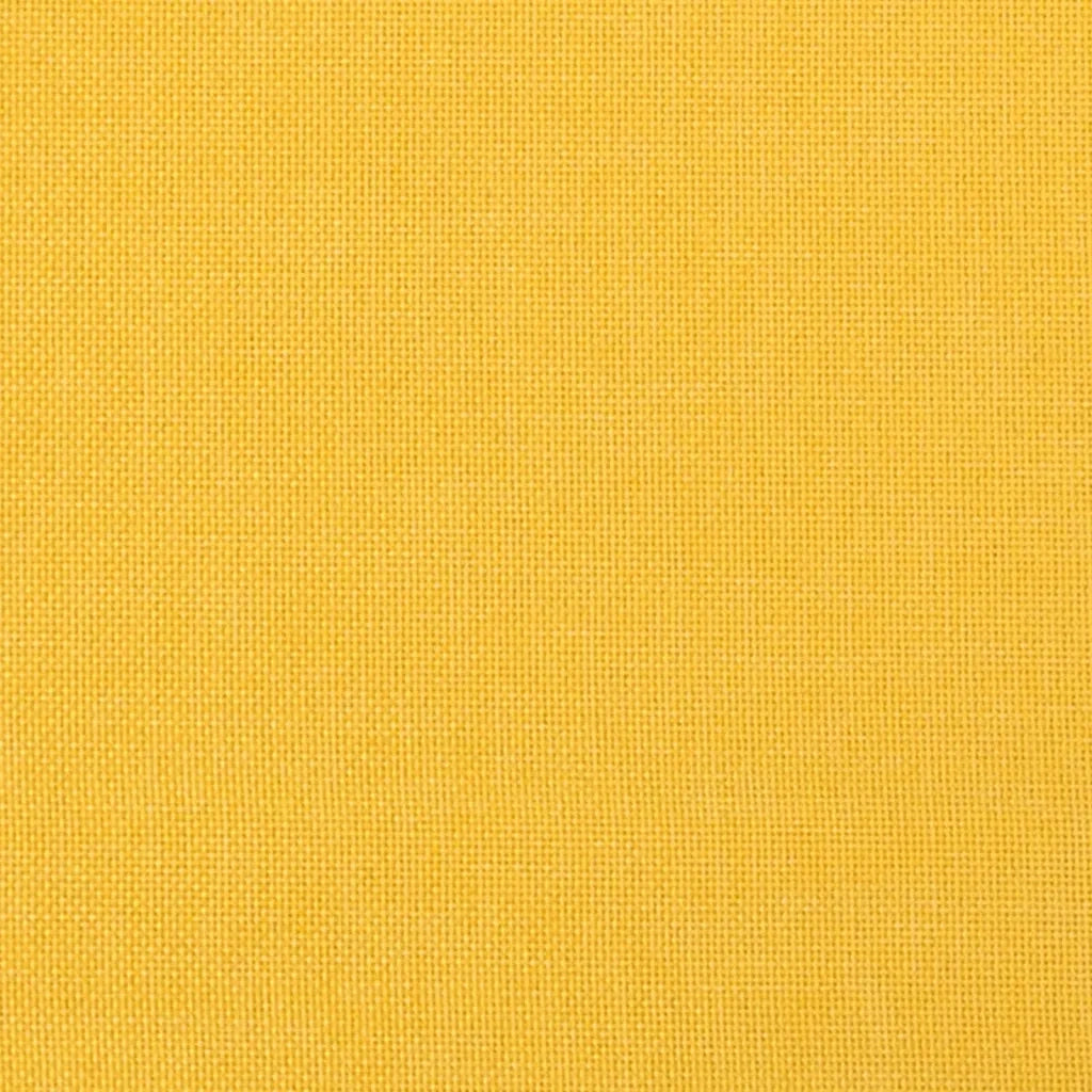 Poggiapiedi Giallo Senape 45x29,5x35 cm in Tessuto 341500