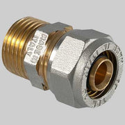 Raccordo a compressione diritto Maschio  32 x 1     T.D.M.