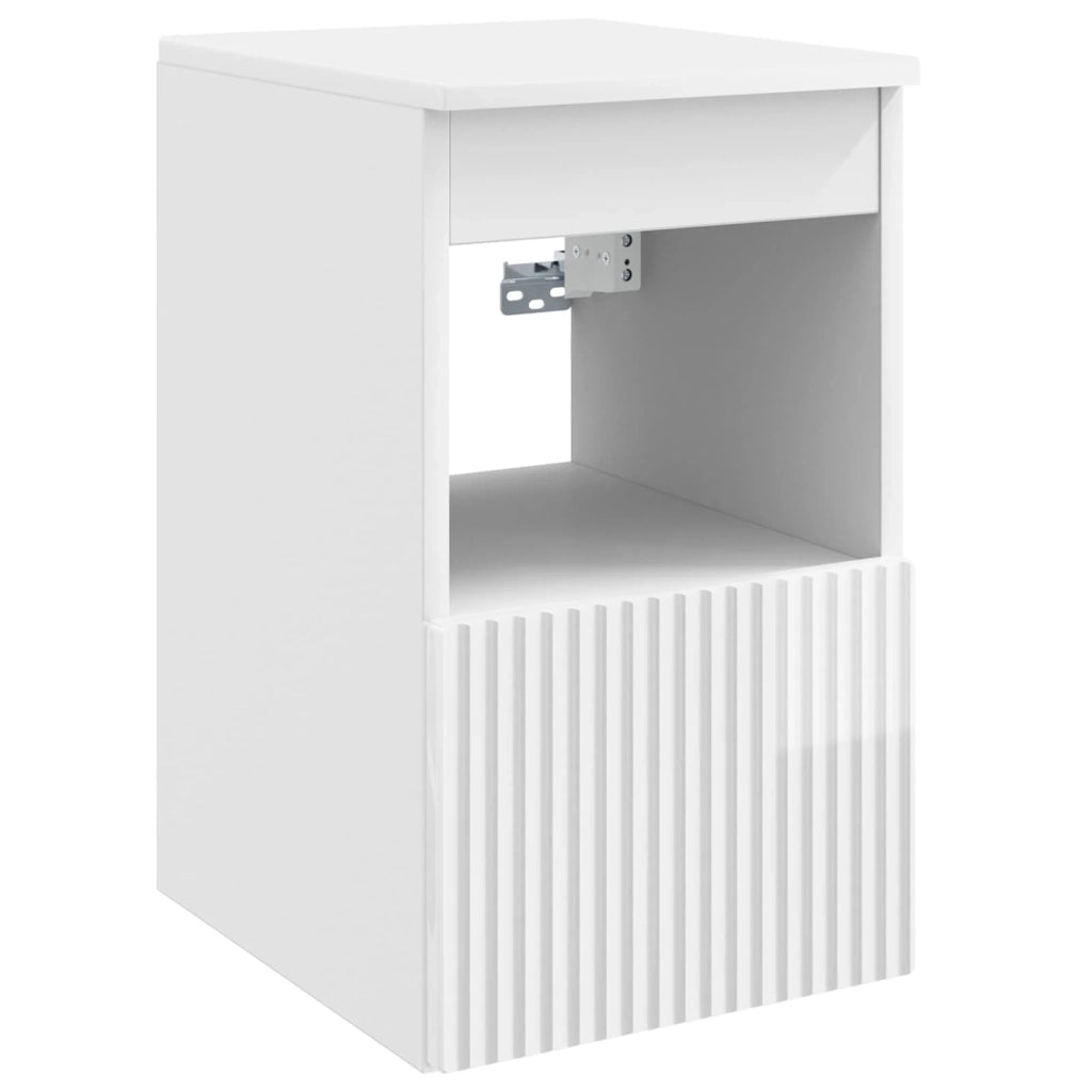 Set di Armadi da Bagno 3 pz Bianco Lucido 49,5 x 44,5 x 65 cm 3405681