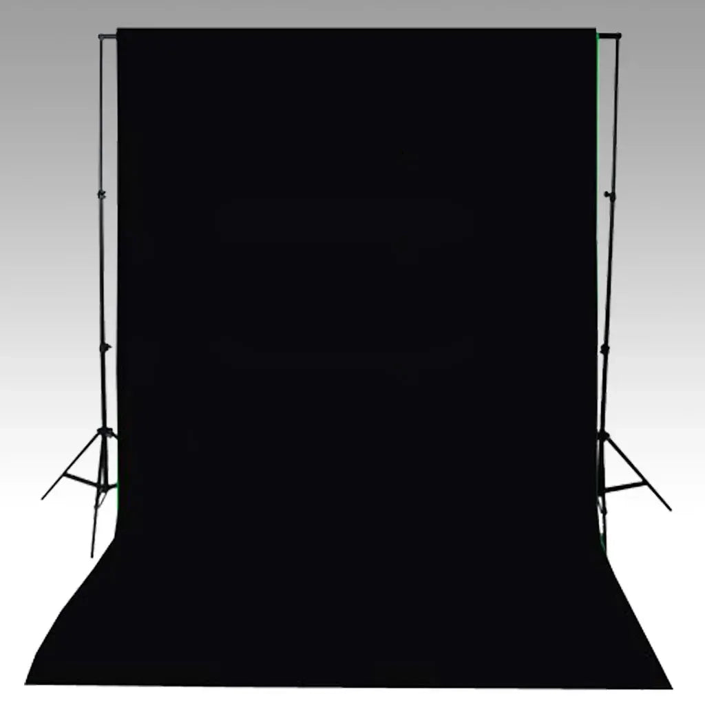 Fondale in Cotone Nero senza Supporto 600x300 cm per Croma Key 190009