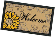 Zerbino Gomma Morbida Tappeto Ingresso Asciugapassi Antiscivolo 40x70 cm Dis.F