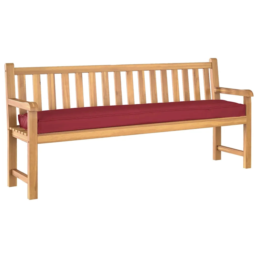 Cuscino per pallet Rosso Vino 180 x 40 x 8 cm Tessuto Oxford 42001674
