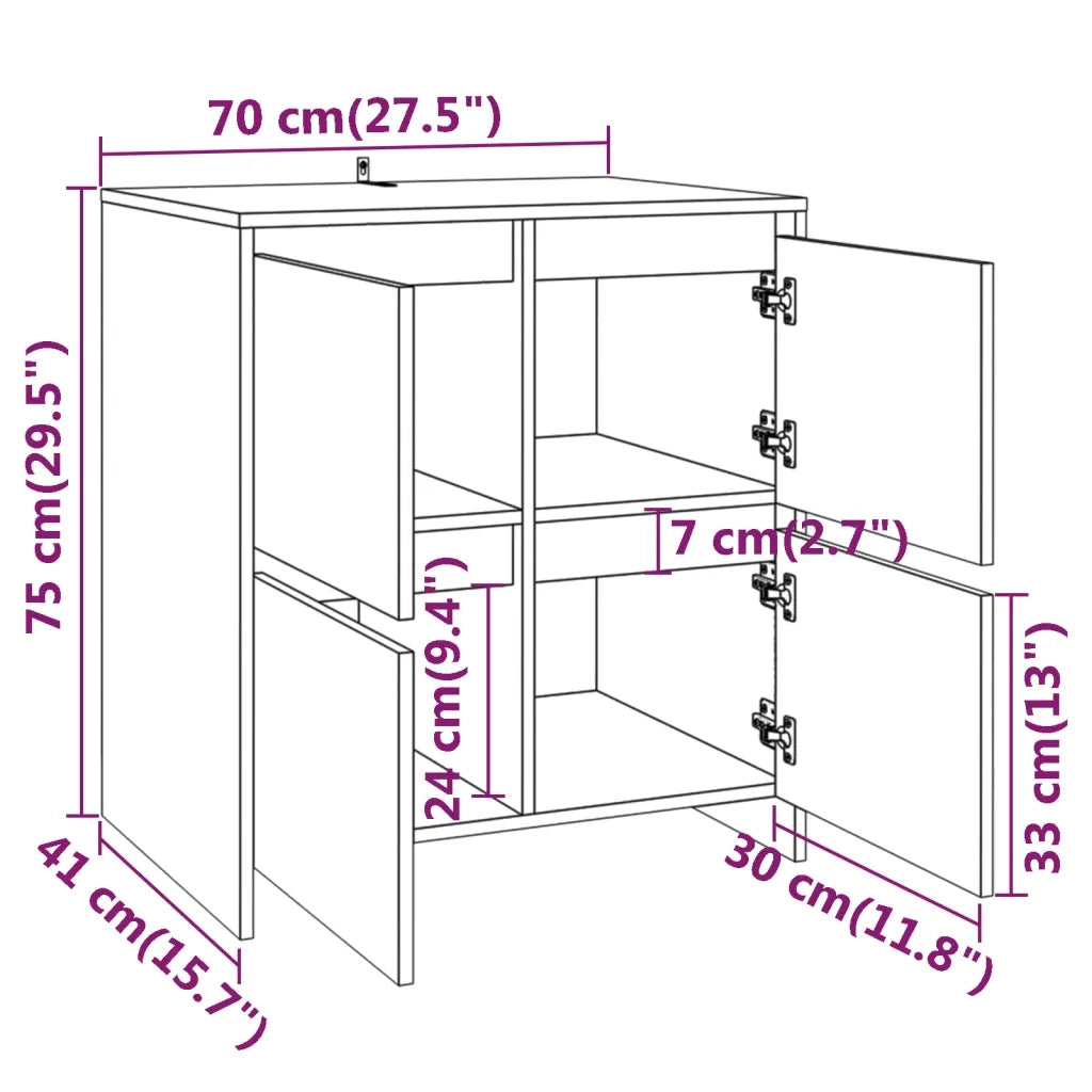 Credenze 3 pz | Madia | Buffet da pranzo | Armadio da pranzo Rovere Sonoma in Legno Multistrato